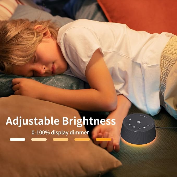SoundLegend White Noise Sleep Sound Machines 30 Sounds 12 Colors Light 32-Level - Image 6