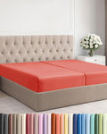 Split King Fitted Bed Sheet by CGKUnlimited