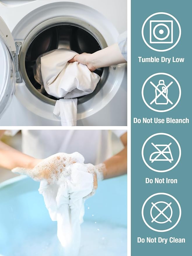 Bedecor Twin XL Split King Waterproof Mattress Protector, Protects Against - Image 7