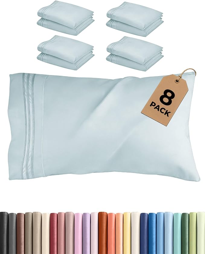Queen Pillow Cases Set of 8 by CGKUnlimited