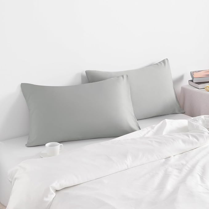 NTBAY Standard Pillow Cases Set of 2, 2 Pack Brushed Microfiber 20x26 Pillow - Image 2