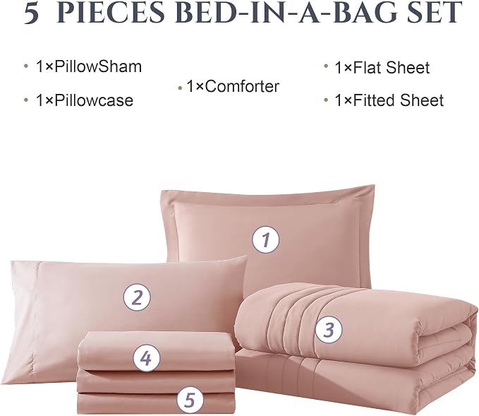 Monbix Twin XL Size Comforter Set - Image 7