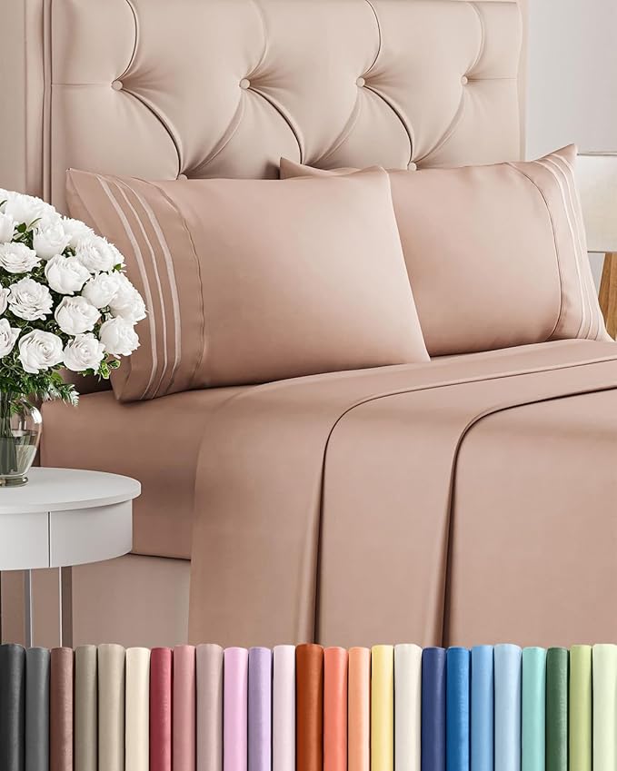 Queen Size 4 Piece Sheet Set by CGKUnlimited