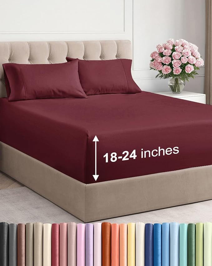 Extra Deep Cal King Sheet Set by CGKUnlimited