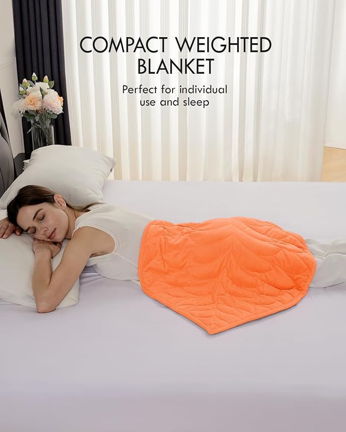 Kaisa Weighted Lap Blanket 5 lbs 23" x 29", Cozy Luxury Crystal Velvet Small - Image 3