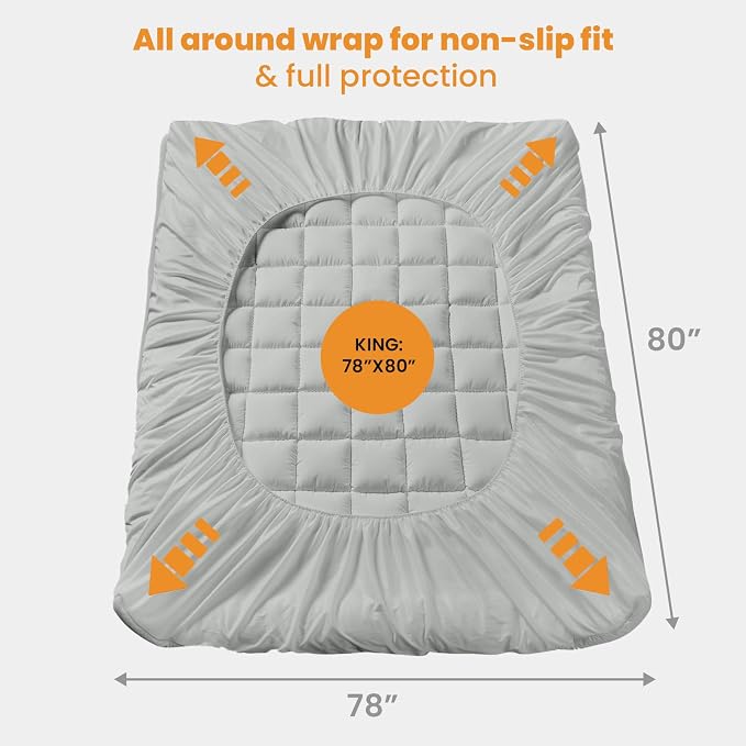 MATBEBY King Size Mattress Pad - Image 5