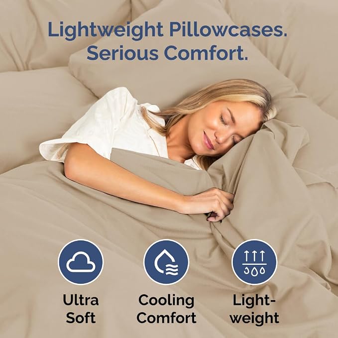 Body Pillowcases Set of 4-20x54 Long Body Pillow Case - Image 3