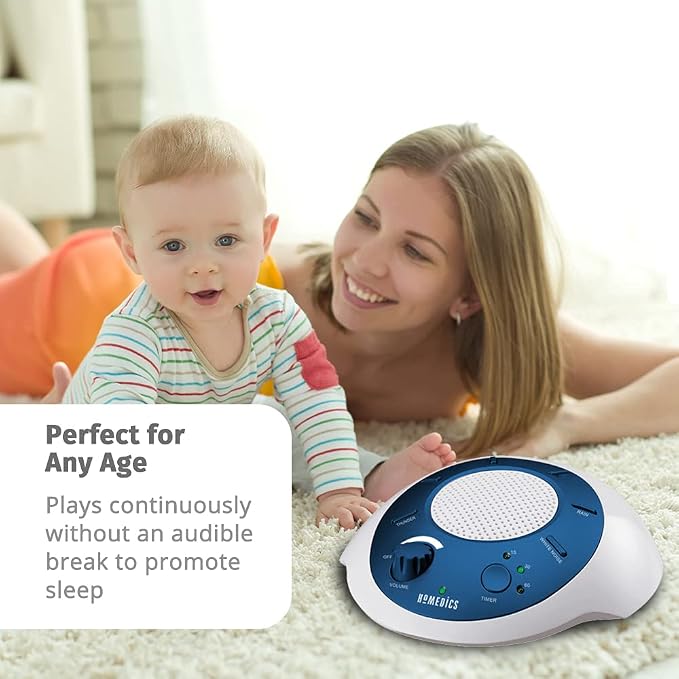 Homedics SoundSleep White Noise Sound Machine, Small Travel Sound Machine - Image 4
