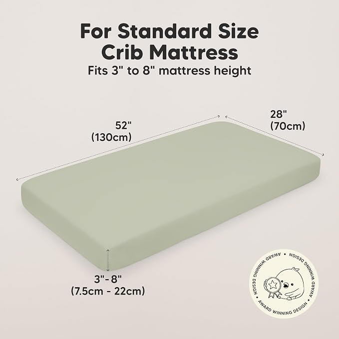 KeaBabies 2-Pack Organic Crib Sheets - Image 2