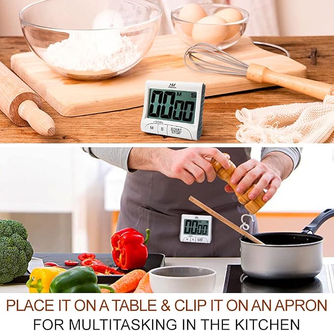 2-Pack Large Display Kitchen Timer - Image 4