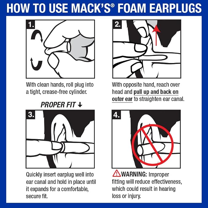 Mack's Ultra Soft Foam Earplugs, 50 Pair - Image 7