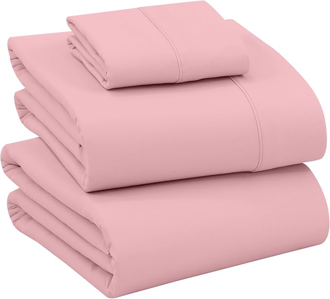 RUVANTI 100% Cotton Sheets – Twin Size Percale Bedding, Cooling & Breathable by Ruvanti