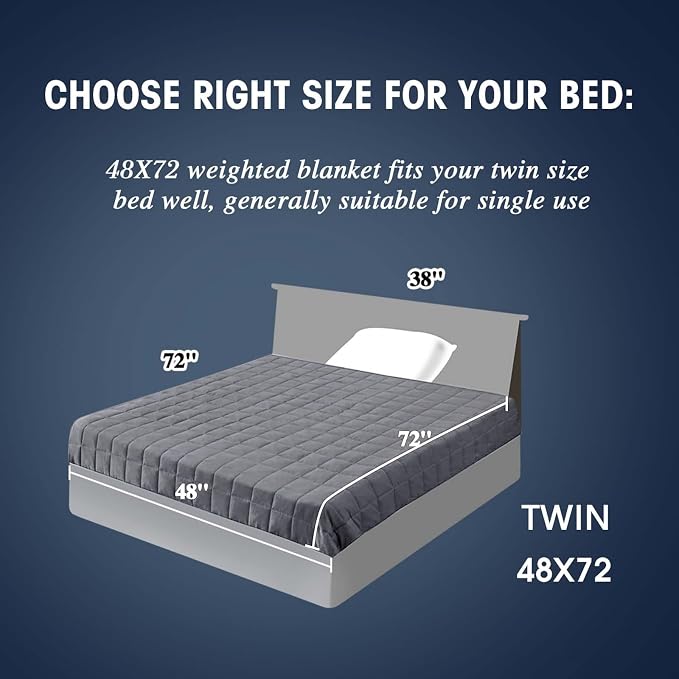 yescool Weighted Blanket for Adults Heavy Blanket for Sleeping Perfect for - Image 2