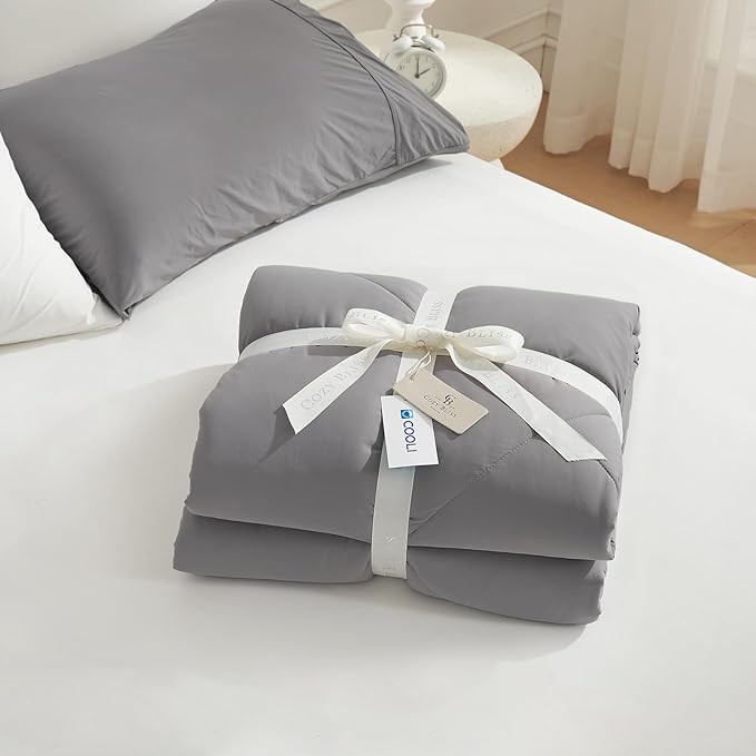 Cozy Bliss Cooling Comforter King XL Size, Cooling Blankets - Image 6