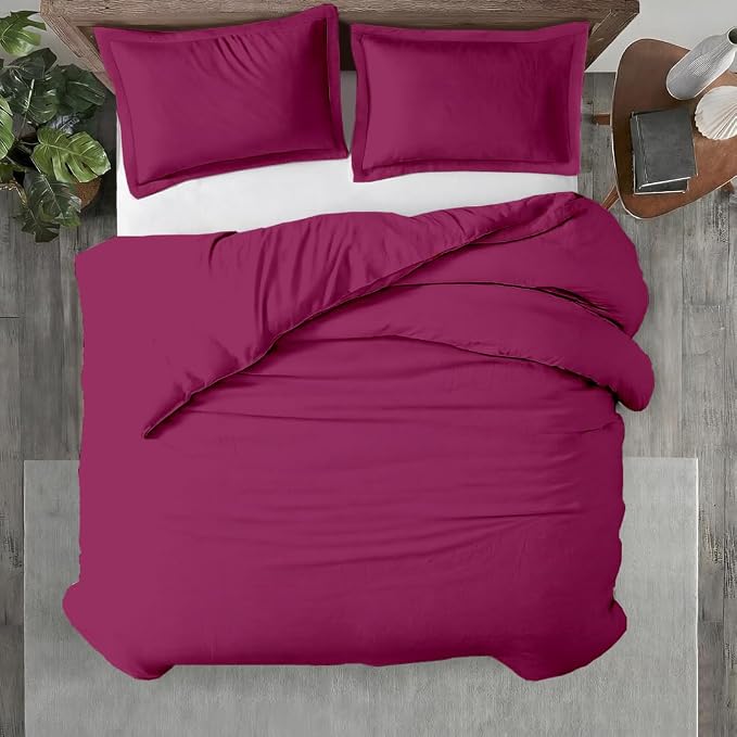 Kotton Culture 1 Pc Duvet Cover Queen Size/Full Size-100% Egyptian Cotton 600 by KottonCulture