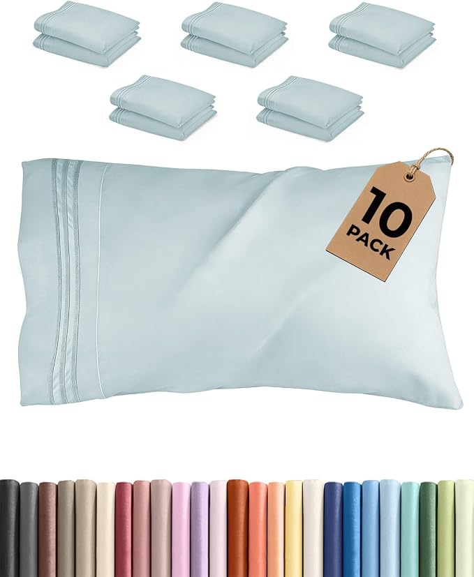 King Pillow Cases Set of 10 by CGKUnlimited