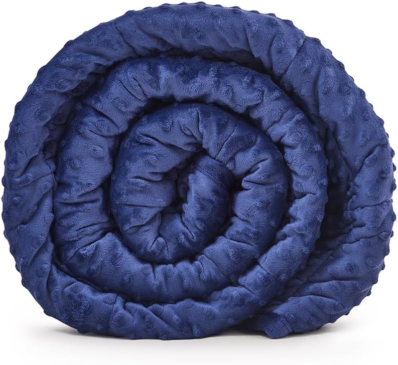 TONGDADA Minky Weighted Blanket | 40''x60'', 7lbs | Cozy and Soft Minky by TONGDADA