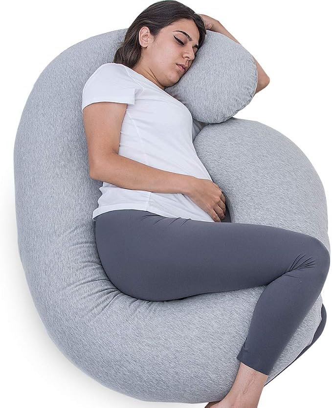 1 MIDDLE ONE Pregnancy Pillow, C Shaped Full Body Pillow by 1MIDDLEONE