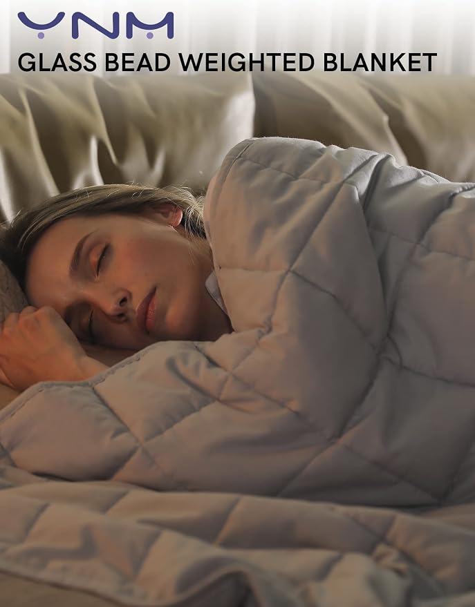 YnM Weighted Blanket — Heavy 100% Oeko-Tex Certified Cotton Material - Image 2