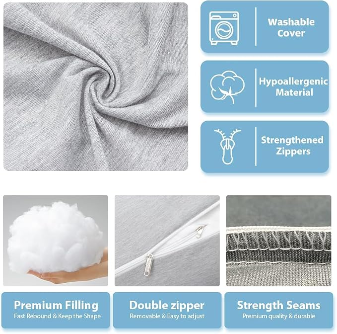 Chilling Home Pregnancy Pillow, 55in Pregnancy Pillows - Image 7