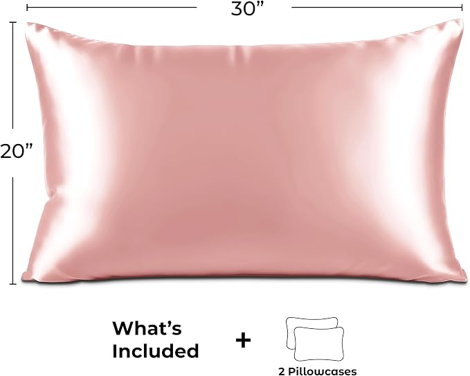 Pure Bedding Satin Pillowcase 2 Pack - Image 6