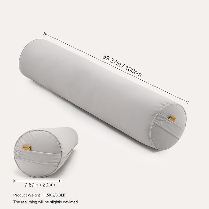 Body Pillow for Adults, Long Round Pillow, Big Cylindrical Pillow, Large Full - Image 2