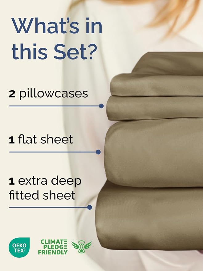Extra Deep Twin Sheet Set - Image 2