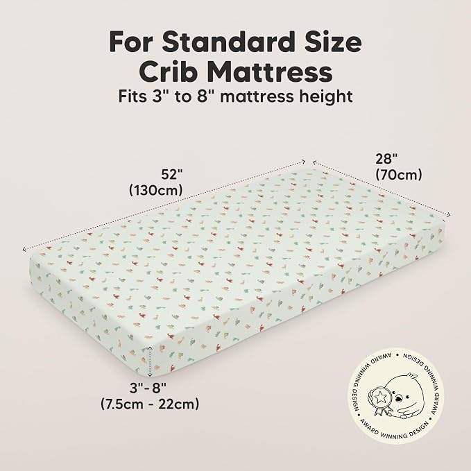 KeaBabies 2-Pack Organic Crib Sheets - Image 2