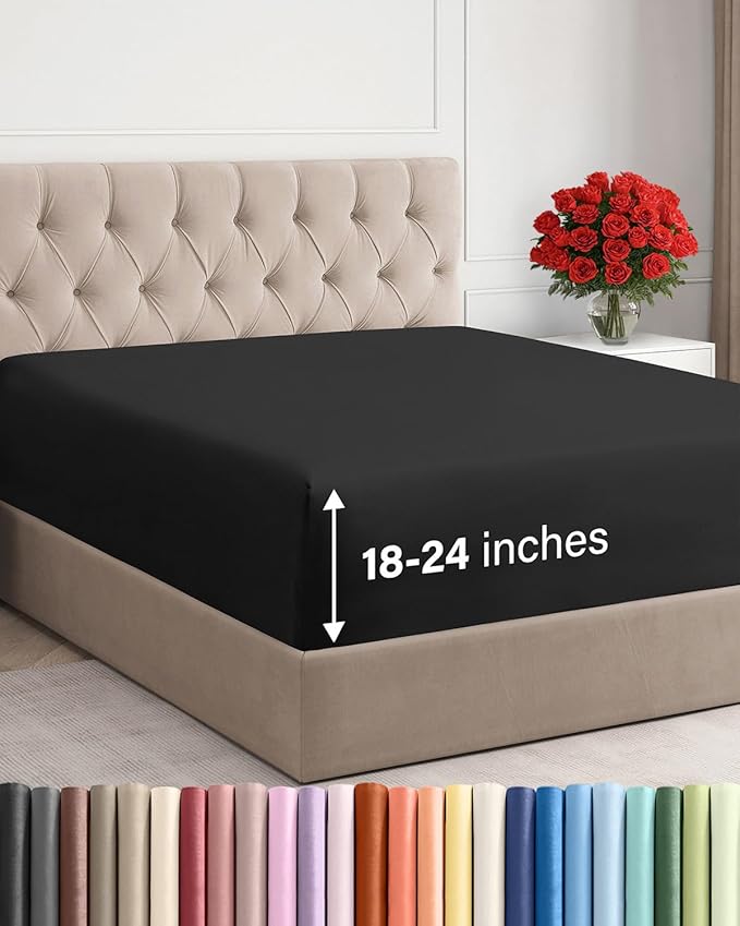 Extra Deep Cal King Fitted Sheet by CGKUnlimited