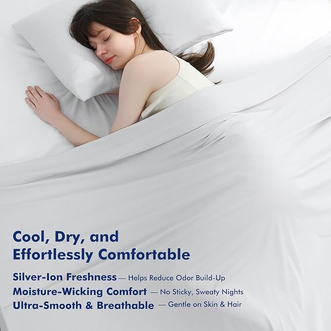 Elegear Cooling Blankets for Hot Sleeper Queen, Arc-Chill 3.0 Cool Fiber - Image 4