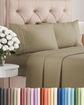Queen Size 4 Piece Sheet Set by CGKUnlimited