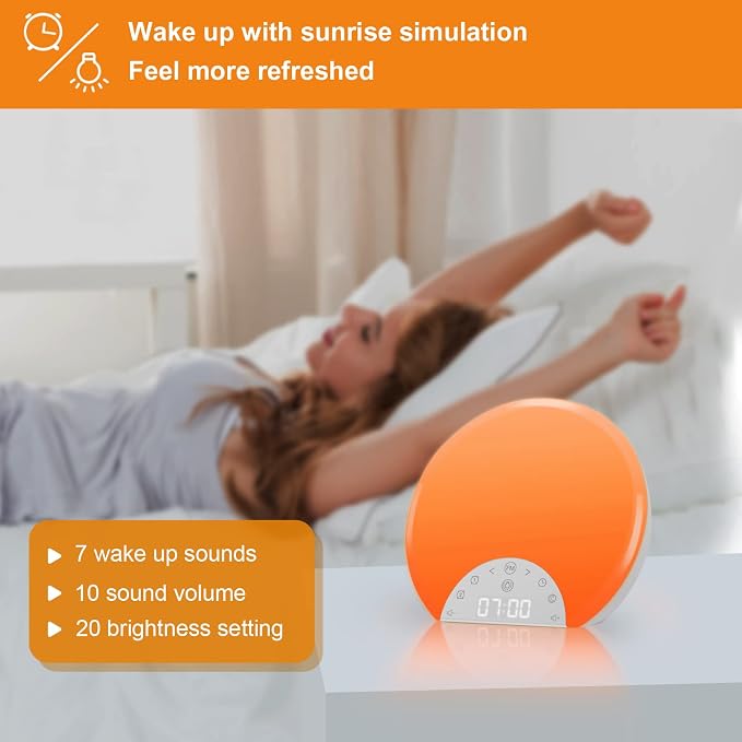 ANTDALIS Sunrise Alarm Clock Wake Up Light - Image 2