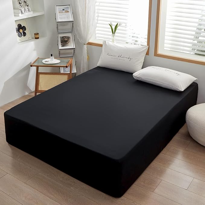 Bedding Queen Size Fitted Sheet Only- Bottom Matress Fitted Sheet-Fits 15inches - Image 9