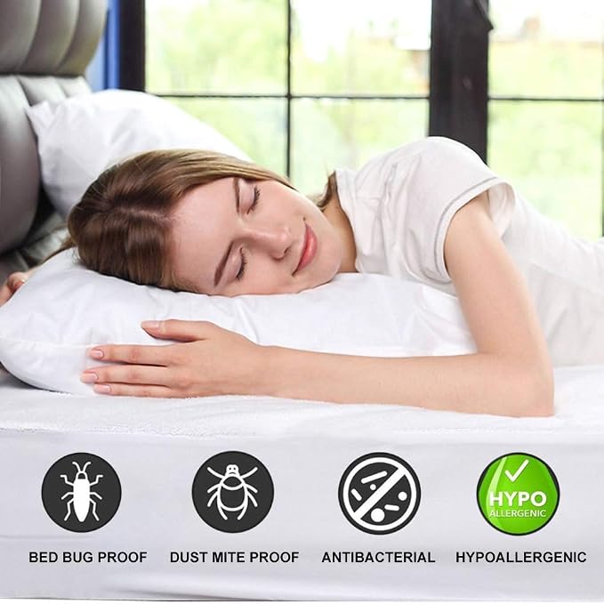 California King Size Fitted Sheet Only White, 100% Egyptian Cotton 600 Thread - Image 7