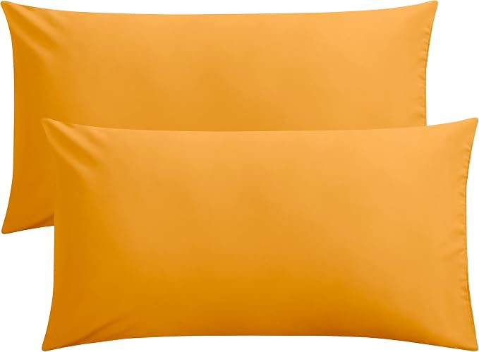 FLXXIE King Pillow Cases Set of 2, Soft Microfiber Pillow Covers by FLXXIE