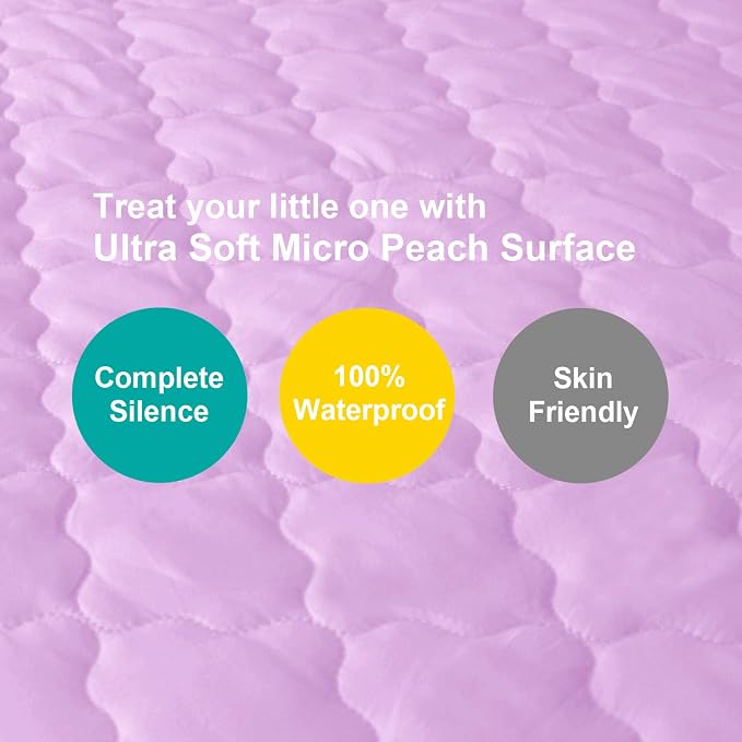 Biloban Waterproof Sheet for Pack n Play Quilted, Playard Sheet Protector - Image 3