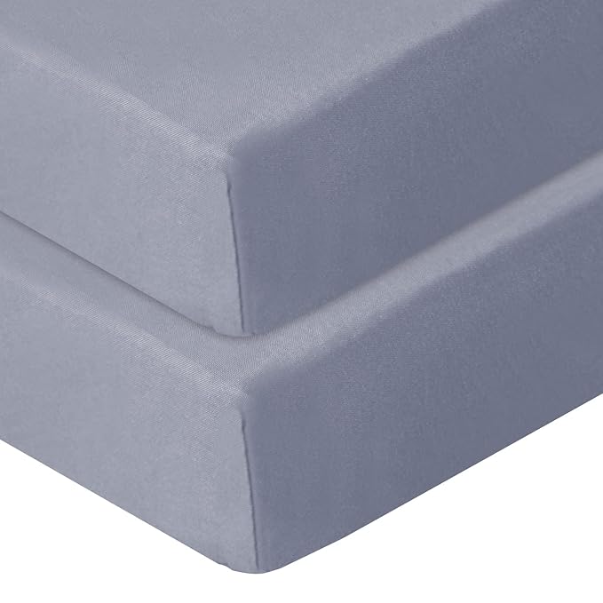 Biloban Pack and Play Sheets Fitted, 2 Pack Pack and Play Sheet Fits - Image 4