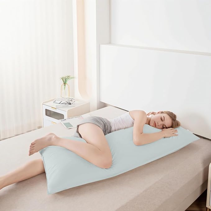 Goose Down Body Pillows for Adults, Large Body Pillow for Side Sleeper - Image 2