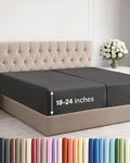 Extra Deep Split King Fitted Sheet by CGKUnlimited