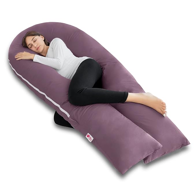 Meiz Pregnancy Pillow, Cooling Silky Pregnancy Pillows by Meiz