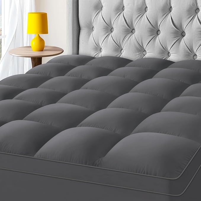 KAYFIA TwinXL Mattress Topper, Extra Thick Mattress Pad Cover by Kayfia