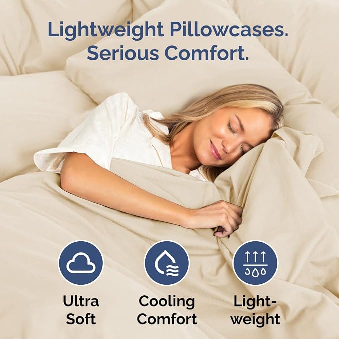 Body Pillowcases Set of 4-20x54 Long Body Pillow Case - Image 3