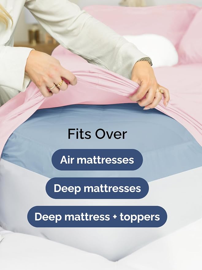 Extra Deep Twin Fitted Sheet - Image 6