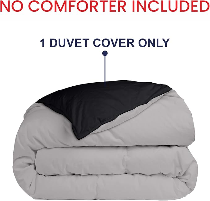 Kotton Culture 1 Pc Queen Size Duvet Cover Only -100% Egyptian Cotton 600 TC - Image 2