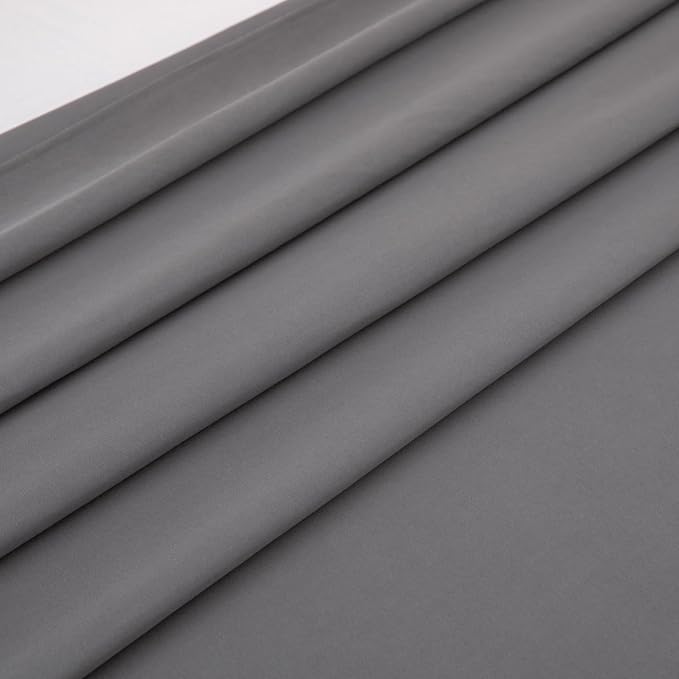 Full Flat Sheet Only， 80x96Inch Dark Gray - Image 4