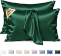 Silk Pillow Cases 2 Pack King Size Mulberry Silk Pillowcase Set of 2 by BRINGYOUTHEBEST