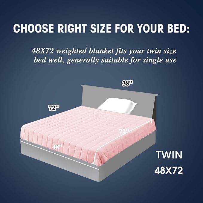 yescool Weighted Blanket for Adults Cooling Heavy Blanket for Sleeping Perfect - Image 2