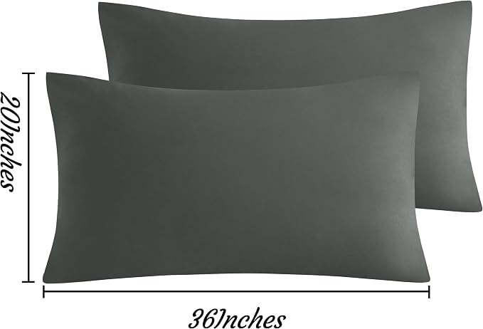 NTBAY King Pillow Cases Set of 2, 2 Pack Brushed Microfiber 20x36 Pillow Cases - Image 4