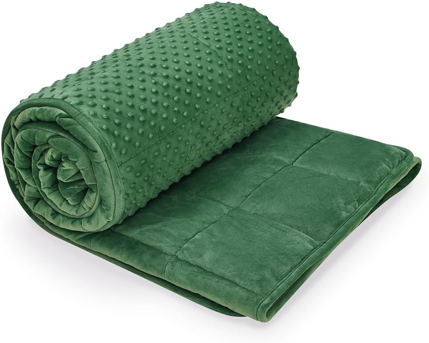 TONGDADA Minky Weighted Blanket | 40''x60'', 10lbs | Cozy and Soft Minky - Image 3
