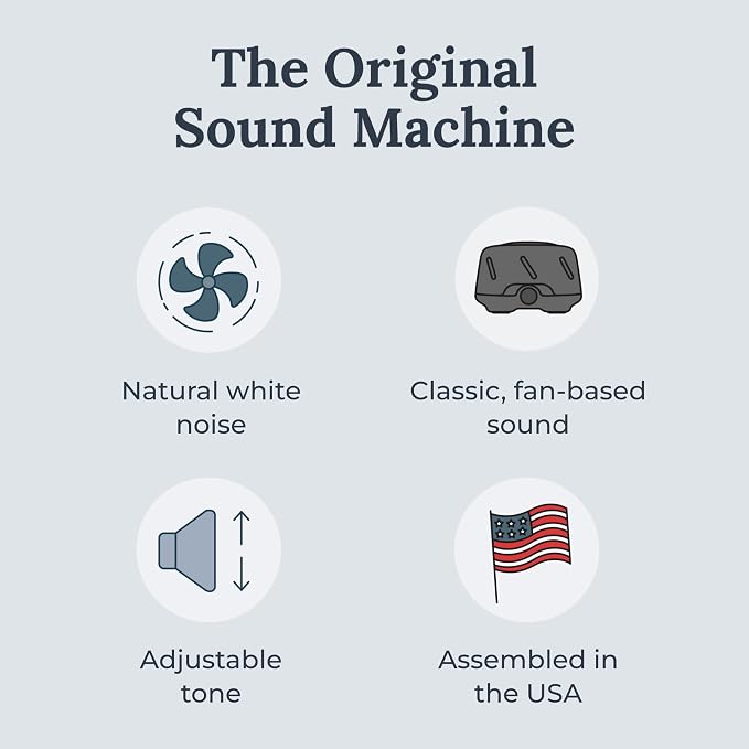 Yogasleep Dohm Uno White Noise Sound Machine, Real Fan Inside - Image 2